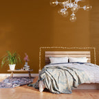 Burnt Orange Solid Color Wallpaper Gallery Image 3