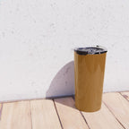 Burnt Orange Solid Color Travel Mug Gallery Image 4