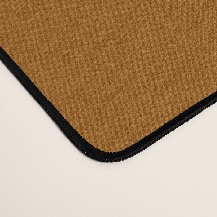 Burnt Orange Solid Color Desk Mat Gallery Image 4