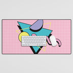 Memphis pattern 73 - 80s / 90s Retro Desk Mat Gallery Image 1