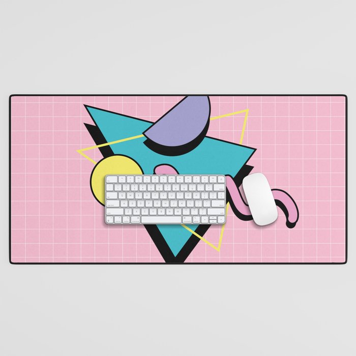 Memphis pattern 73 - 80s / 90s Retro Desk Mat Gallery Image 1