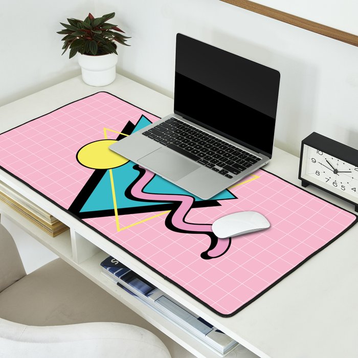 Memphis pattern 73 - 80s / 90s Retro Desk Mat Gallery Image 2