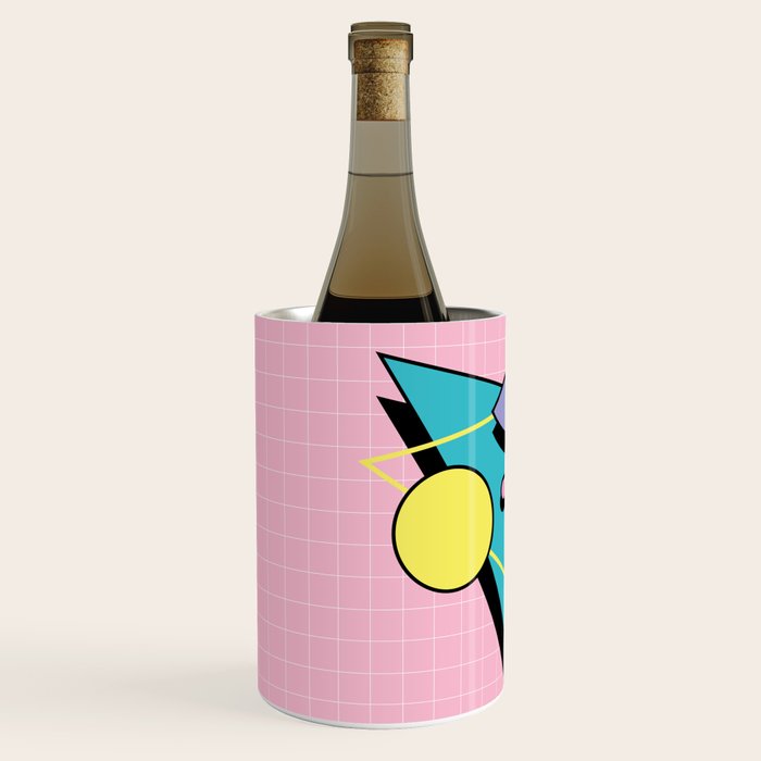 Memphis pattern 73 - 80s / 90s Retro Wine Chiller Gallery Image 2