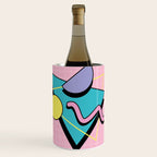 Memphis pattern 73 - 80s / 90s Retro Wine Chiller Gallery Image 1