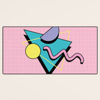 Memphis pattern 73 - 80s / 90s Retro Desk Mat Gallery Image 3