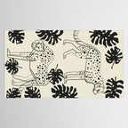 Cheetahs Monstera 4 Tablecloth Gallery Image 2