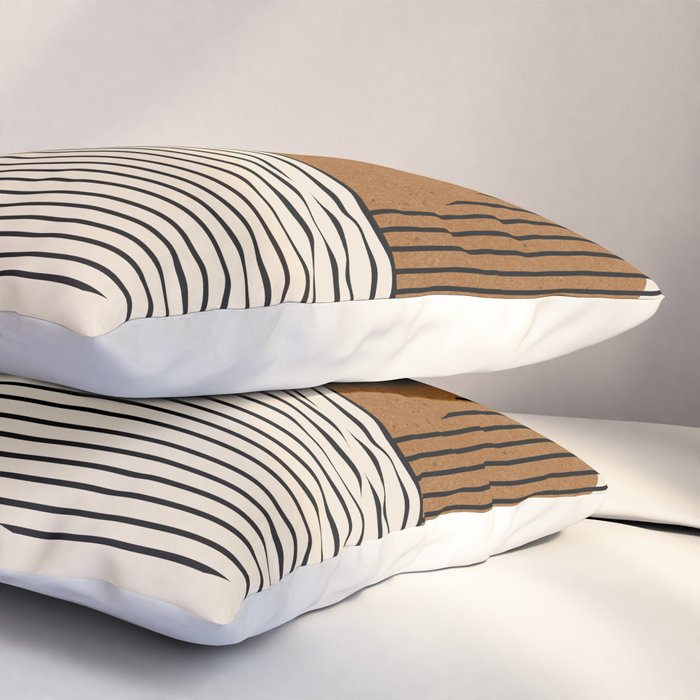 Abstraction_SUNSHINE_BALANCE_YINYANG_LINE_POP_ART_0630A Pillow Sham Gallery Image 3