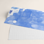 Santorini Greek Island Mediterranean Watercolor Wrapping Paper Gallery Image 2
