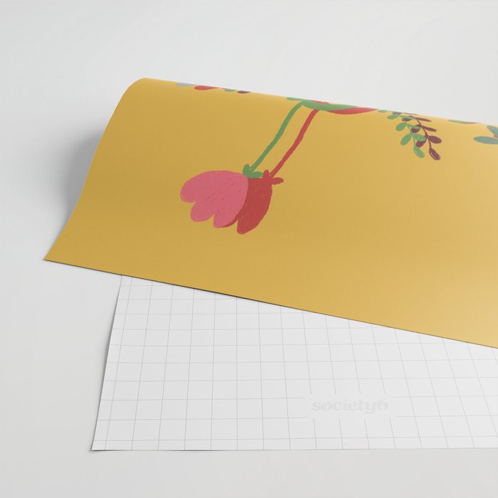 Floral composition Wrapping Paper Gallery Image 2