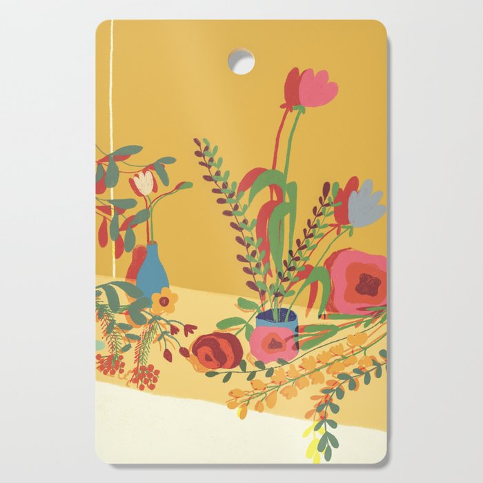 Floral composition Cutting Board Gallery Image 1