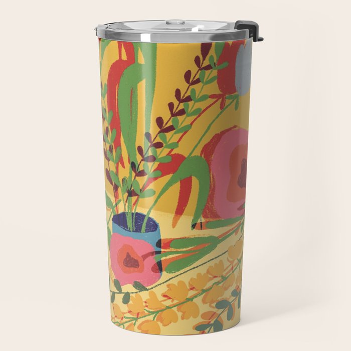 Floral composition Travel Mug Gallery Image 2