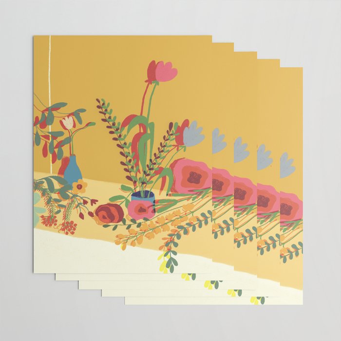Floral composition Wrapping Paper Gallery Image 3