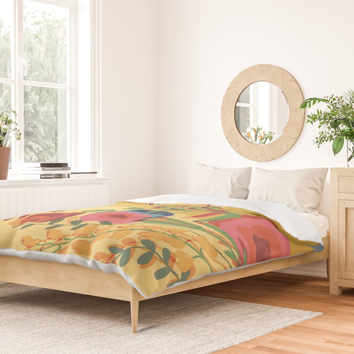 Floral composition Duvet Cover Gallery Image 2