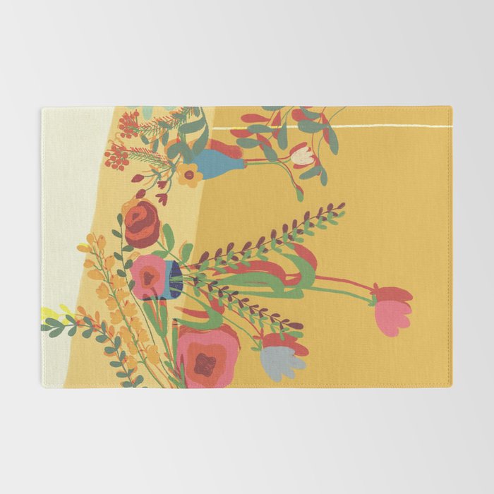 Floral composition Rug Gallery Image 2