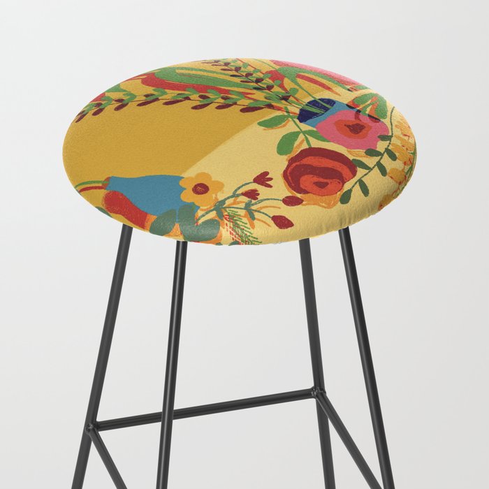 Floral composition Stool Gallery Image 2