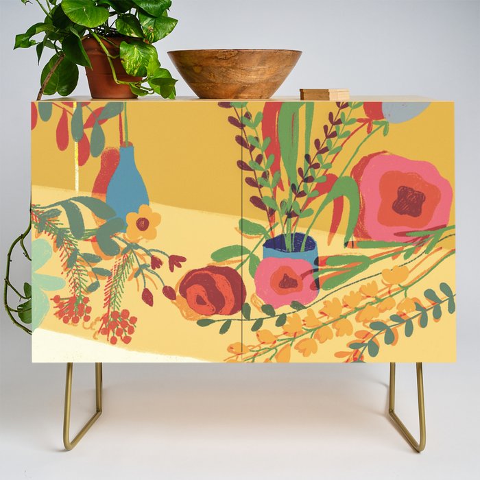 Floral composition Credenza Gallery Image 1