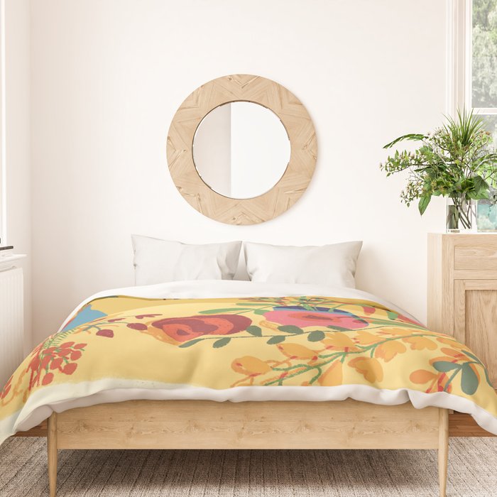 Floral composition Duvet Cover Gallery Image 3