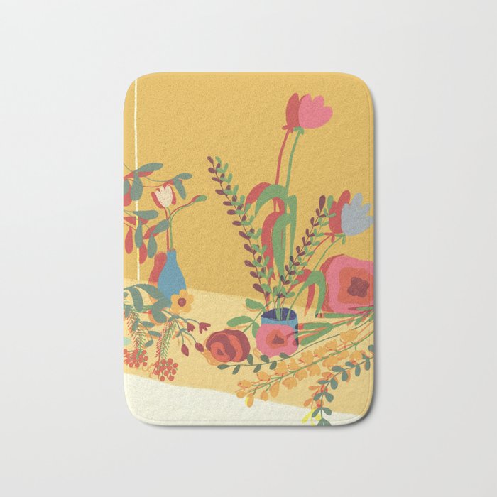 Floral composition Bath Mat Gallery Image 1