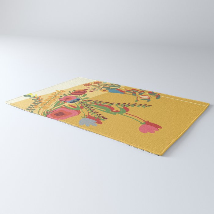 Floral composition Rug Gallery Image 3
