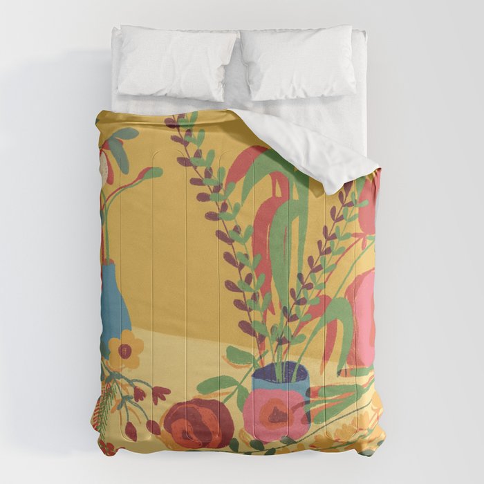Floral composition Comforter Gallery Image 1