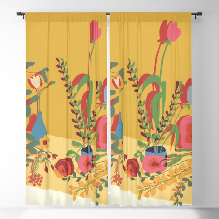 Floral composition Window Curtain Gallery Image 1