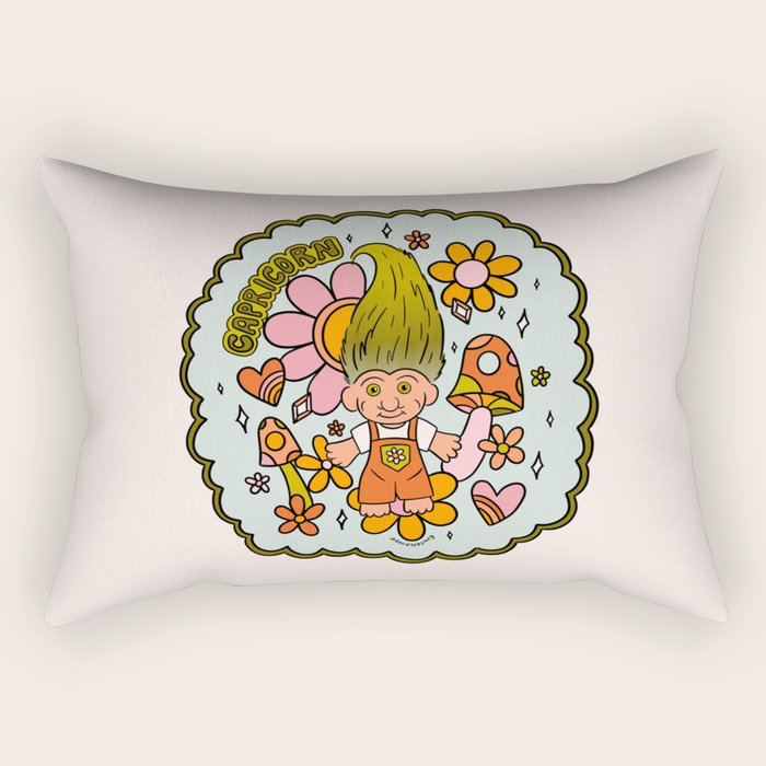 Capricorn Troll Rectangular Pillow Gallery Image 2