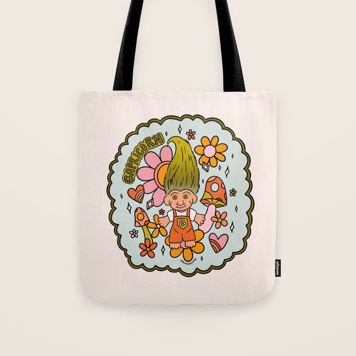 Capricorn Troll Tote Bag Gallery Image 1