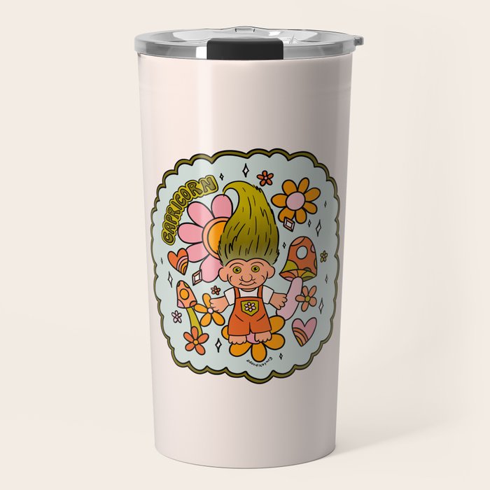 Capricorn Troll Travel Mug Gallery Image 1