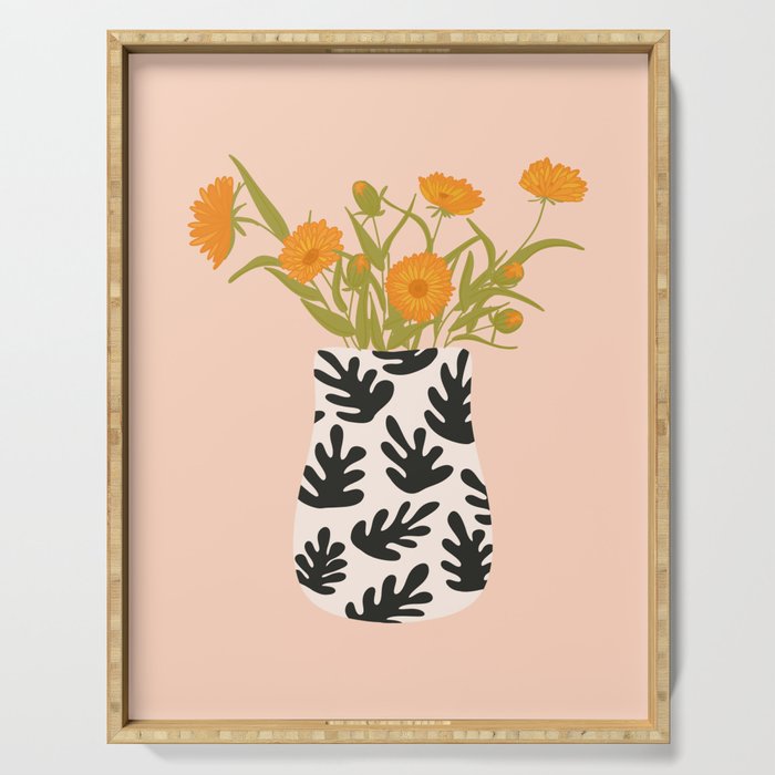 Vase no. 28 with Heliopsis Serving Tray Gallery Image 1