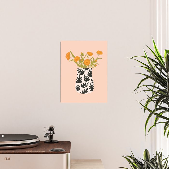 Vase no. 28 with Heliopsis Poster Gallery Image 2