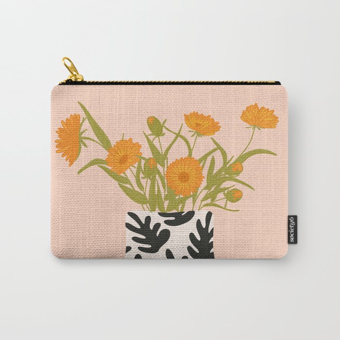 Vase no. 28 with Heliopsis Carry All Pouch Gallery Image 1
