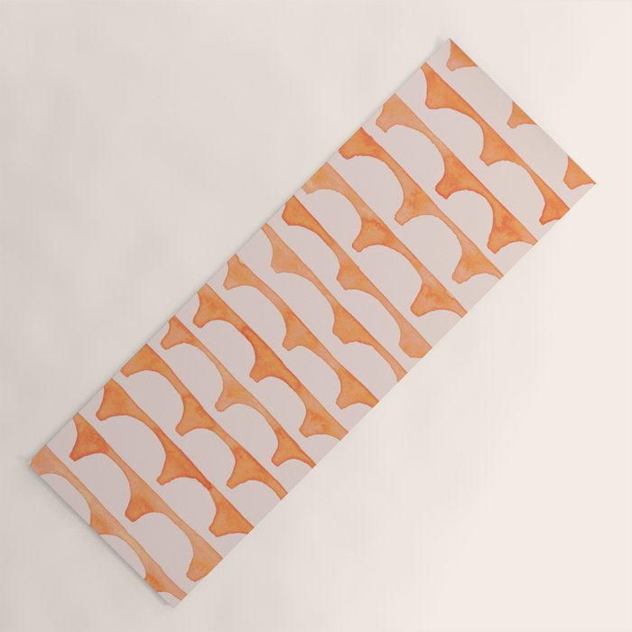 Scoop in peach Yoga Mat Gallery Image 1