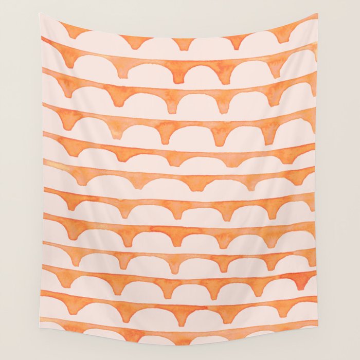 Scoop in peach Wall Tapestry Gallery Image 4