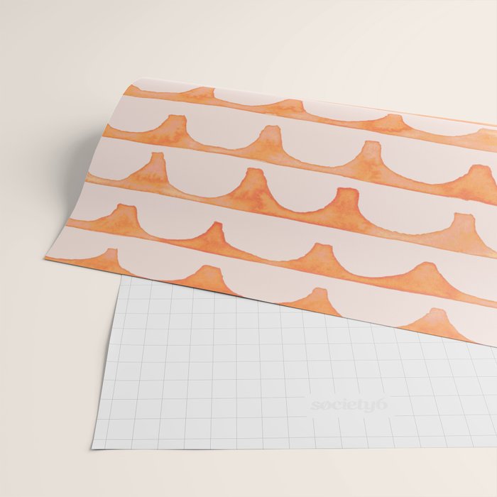 Scoop in peach Wrapping Paper Gallery Image 2