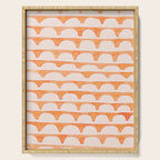 Scoop in peach Serving Tray Gallery Image 1