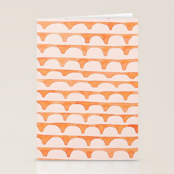 Scoop in peach Stationery Card Gallery Image 1
