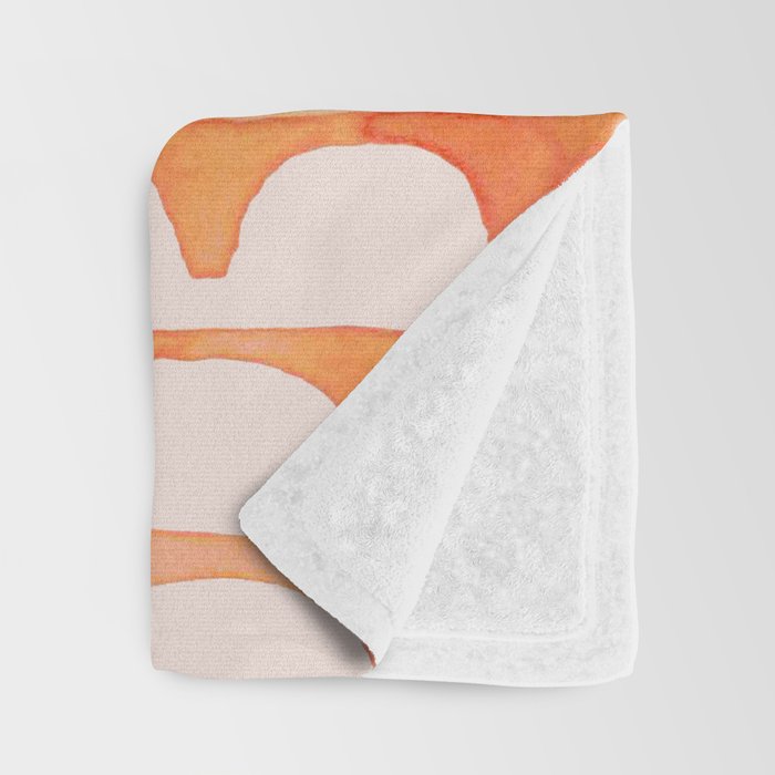 Scoop in peach Throw Blanket Gallery Image 3