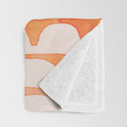 Scoop in peach Throw Blanket Gallery Image 3