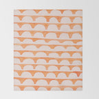 Scoop in peach Throw Blanket Gallery Image 2