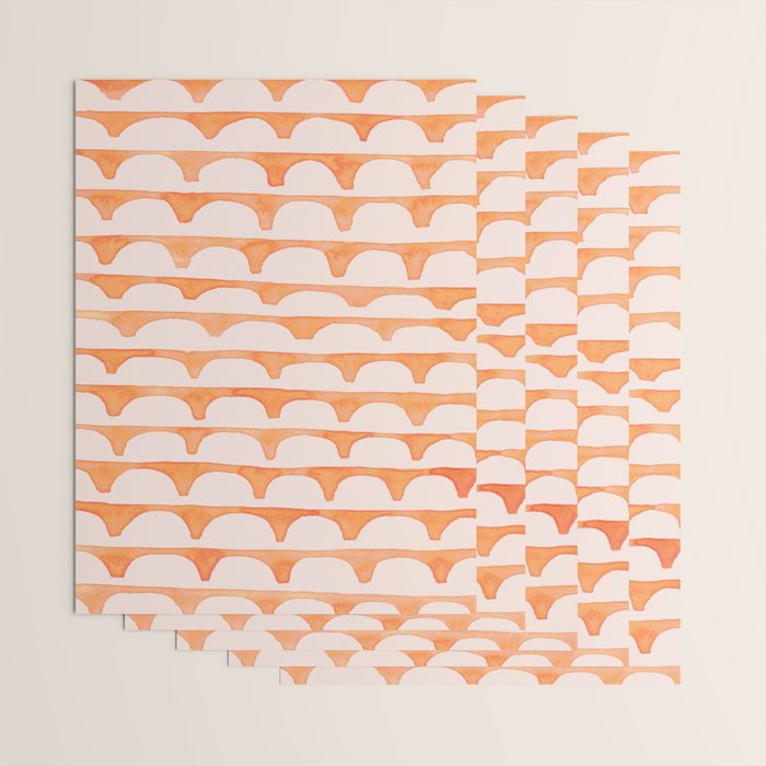 Scoop in peach Wrapping Paper Gallery Image 3
