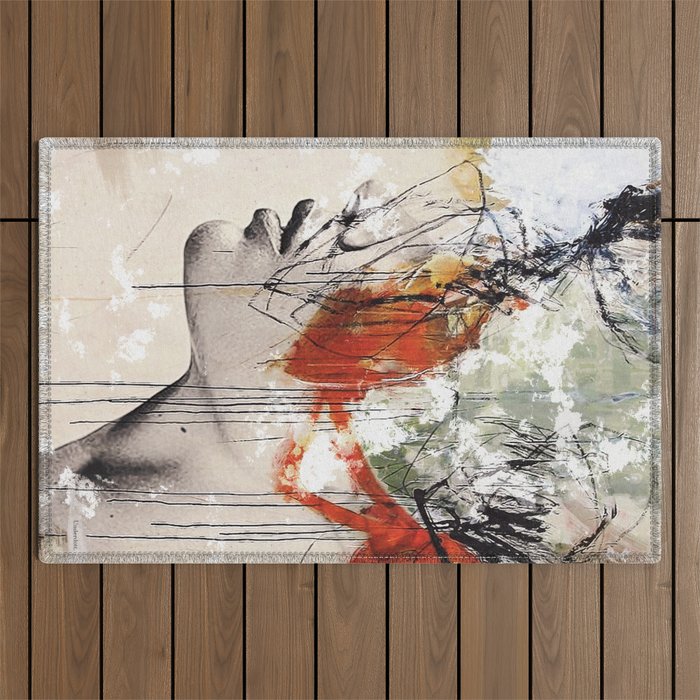 Abstract deconstruction ... Outdoor Rug Gallery Image 1