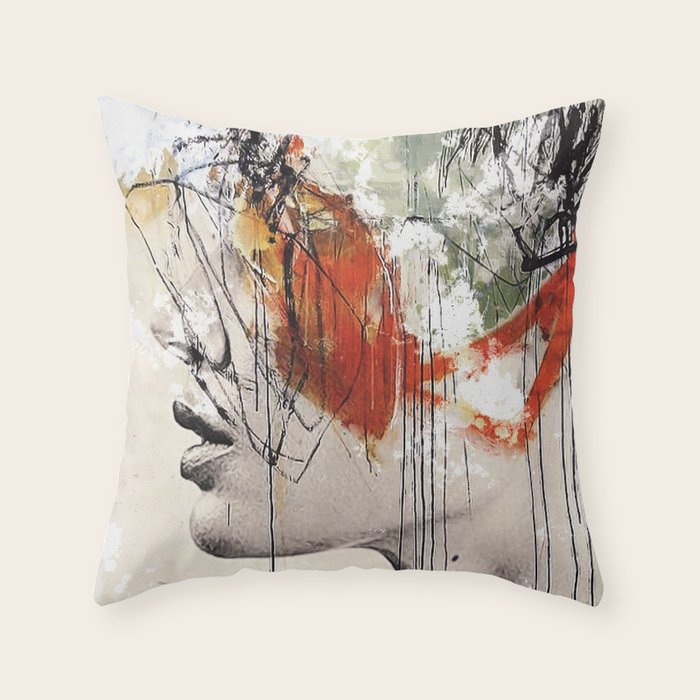 Abstract deconstruction ... Throw Pillow Gallery Image 6