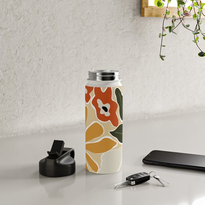 Mid-Century Garden II Water Bottle Gallery Image 4