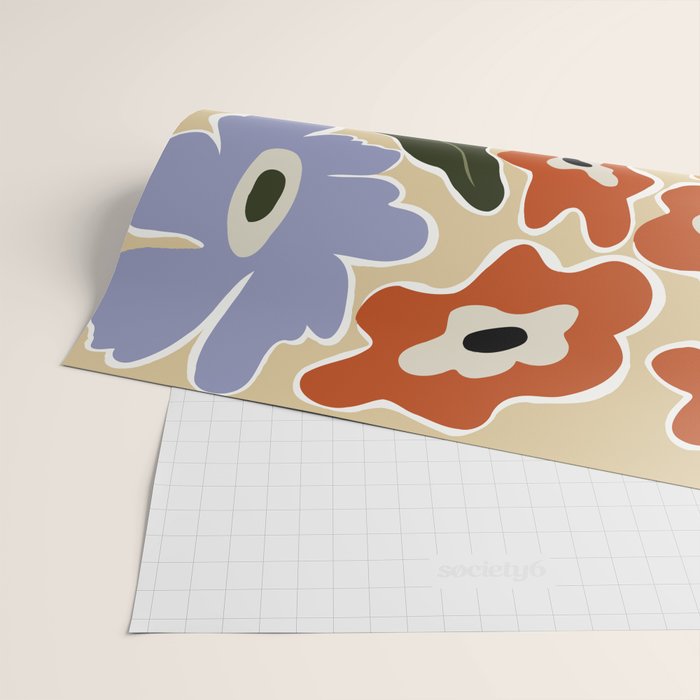 Mid-Century Garden II Wrapping Paper Gallery Image 2