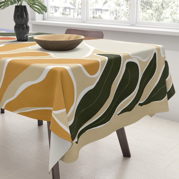 Mid-Century Garden II Tablecloth Gallery Image 3