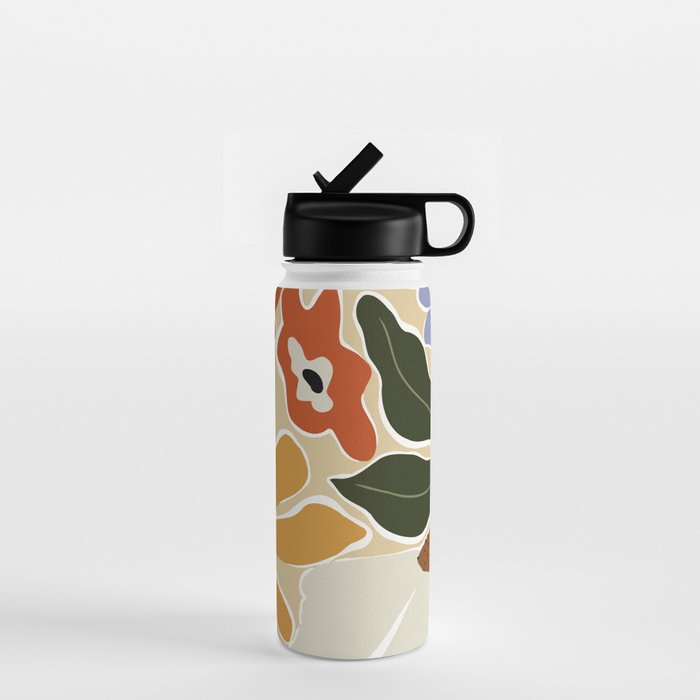 Mid-Century Garden II Water Bottle Gallery Image 1
