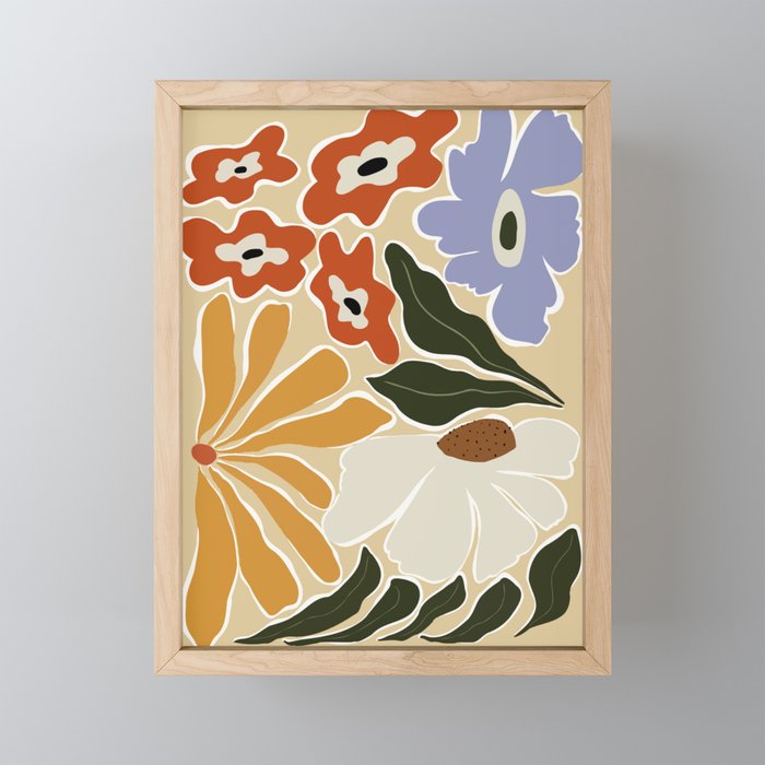 Mid-Century Garden II Mini Art Print Gallery Image 1