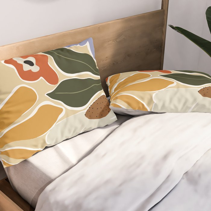Mid-Century Garden II Pillow Sham Gallery Image 2