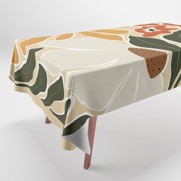 Mid-Century Garden II Tablecloth Gallery Image 1