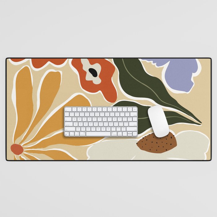 Mid-Century Garden II Desk Mat Gallery Image 1